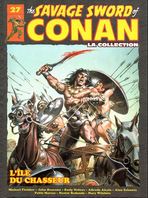 Couverture de l'album The Savage Sword of Conan - La Collection Tome 27 L'ile du chasseur