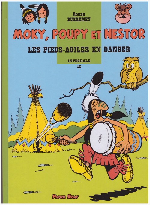 Couverture de l'album Moky, Poupy et Nestor Tome 15 Les pieds-agiles en danger