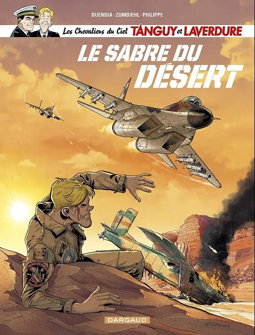 Couverture de l'album Les Chevaliers du Ciel Tanguy et Laverdure Tome 7 Le sabre du désert