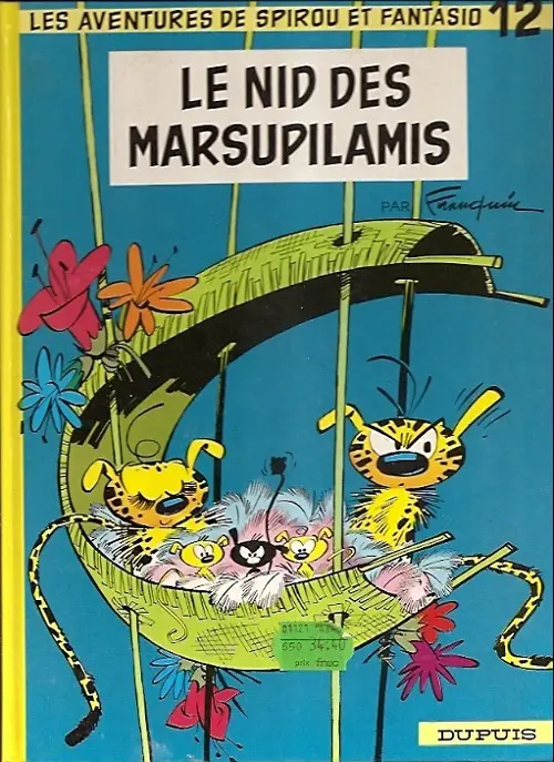 Couverture de l'album Spirou et Fantasio Tome 12 Le nid des Marsupilamis