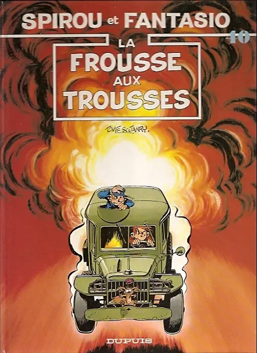 Couverture de l'album Spirou et Fantasio Tome 40 La frousse aux trousses