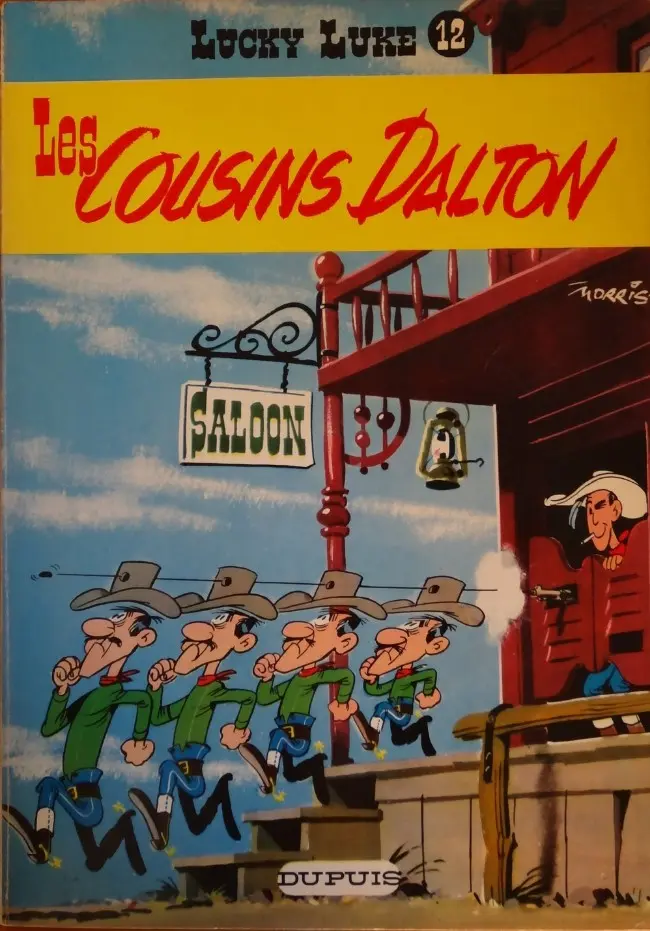 Couverture de l'album Lucky Luke Tome 12 Les cousins Dalton