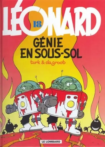 Couverture de l'album Léonard Tome 18 Génie en sous-sol