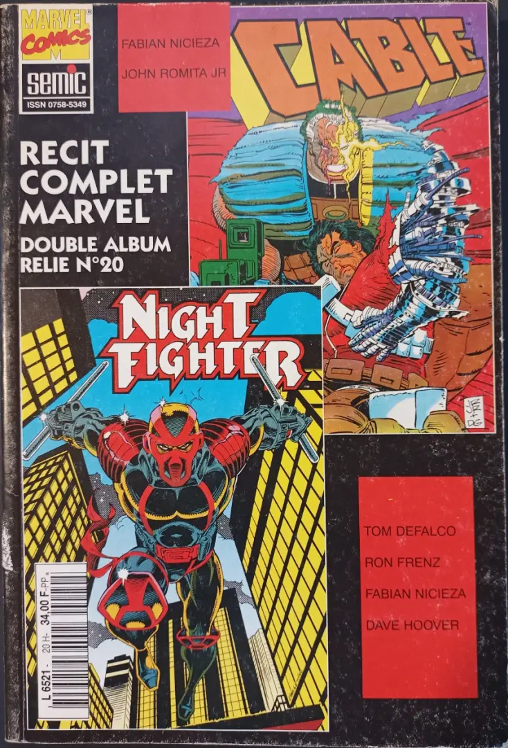 Couverture de l'album Récits Complets Marvel Album N° 20