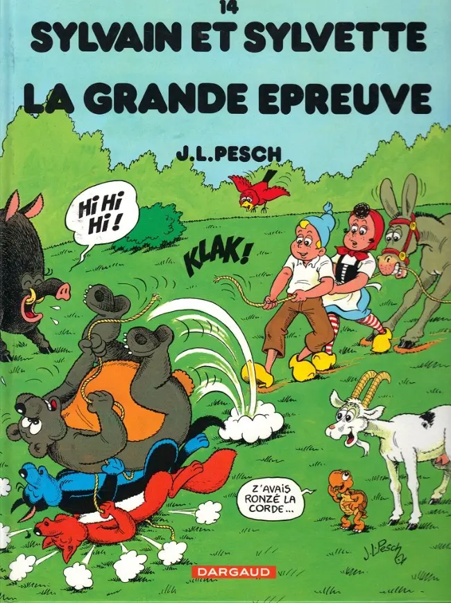 Couverture de l'album Sylvain et Sylvette Tome 14 La grande épreuve