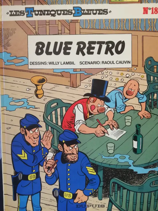 Couverture de l'album Les Tuniques Bleues Tome 18 Blue retro