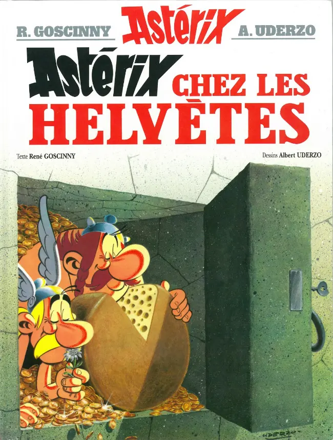 Couverture de l'album Astérix Tome 16 Astérix chez les helvètes