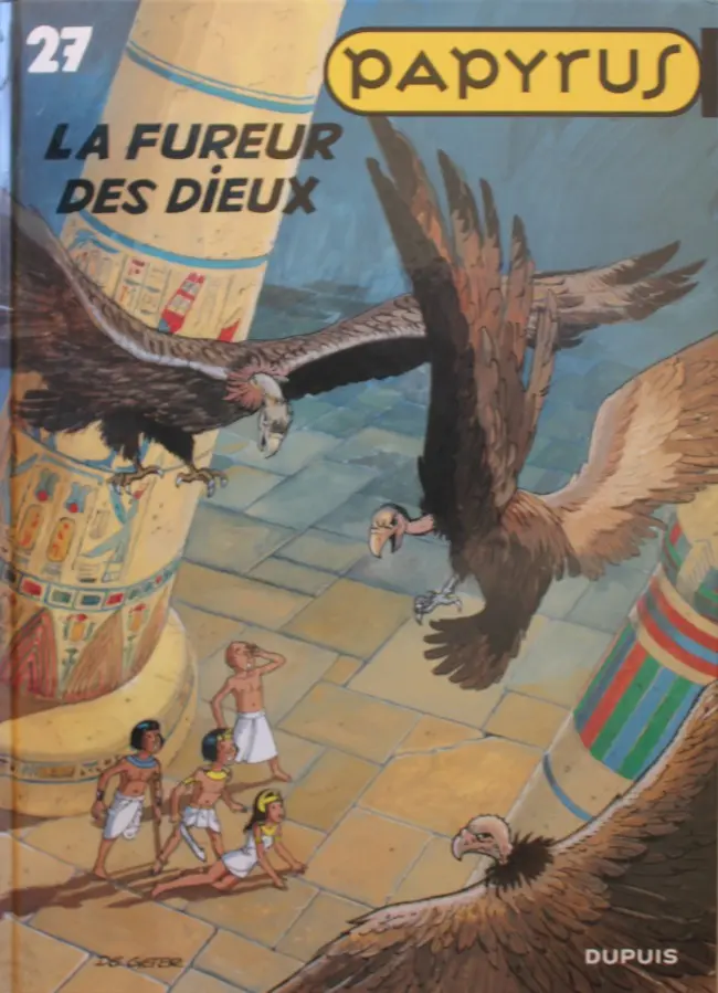 Couverture de l'album Papyrus Tome 27 La fureur des dieux