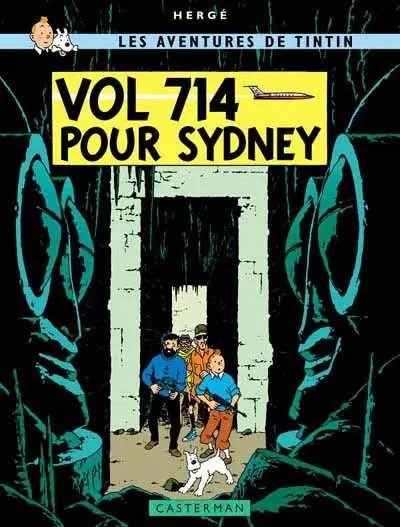 Couverture de l'album Tintin Tome 22 Vol 714 pour Sydney