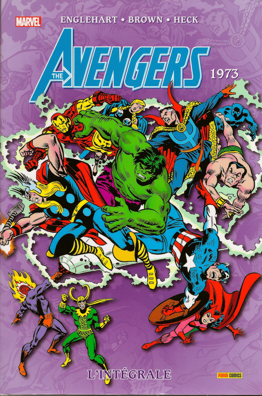 Couverture de l'album The Avengers - L'intégrale Tome 10 1973