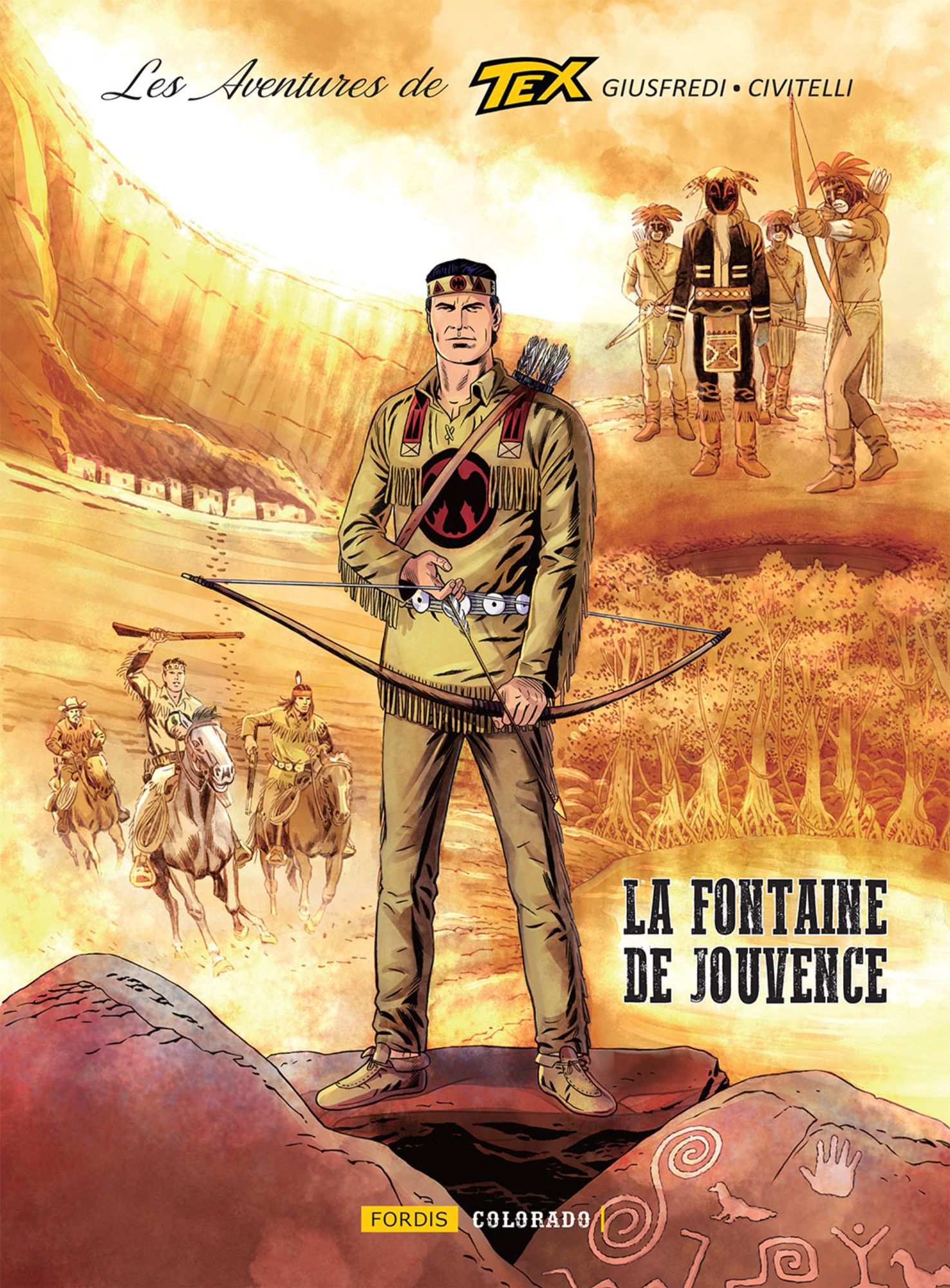 Couverture de l'album Les aventures de Tex Tome 8 La fontaine de jouvence