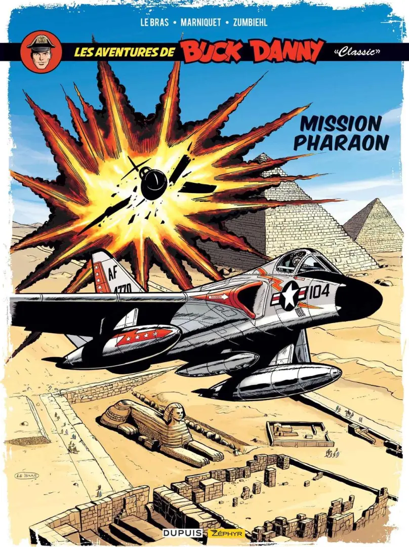 Couverture de l'album Buck Danny «Classic» Tome 13 Mission Pharaon