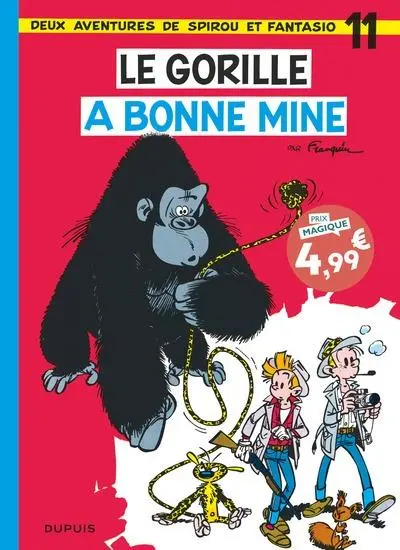 Couverture de l'album Spirou et Fantasio 11 Le Gorille a bonne mine