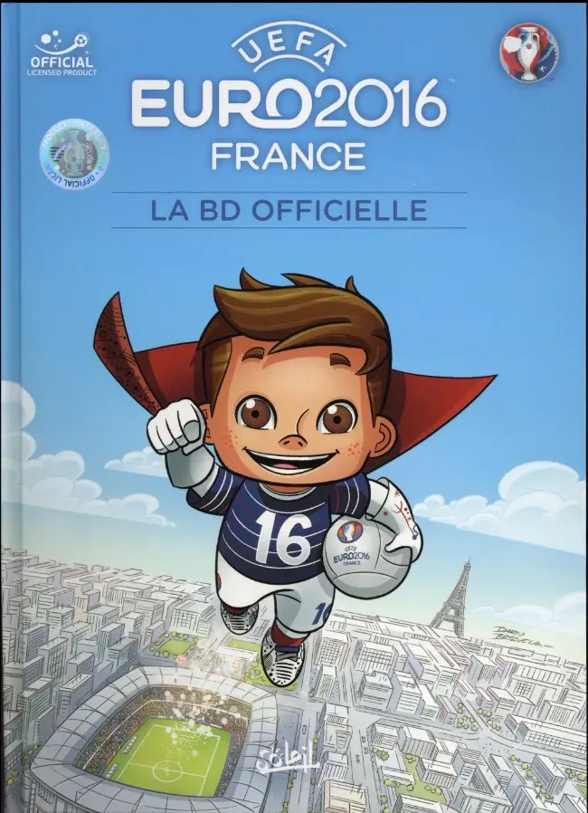Couverture de l'album Euro 2016 - La BD officielle