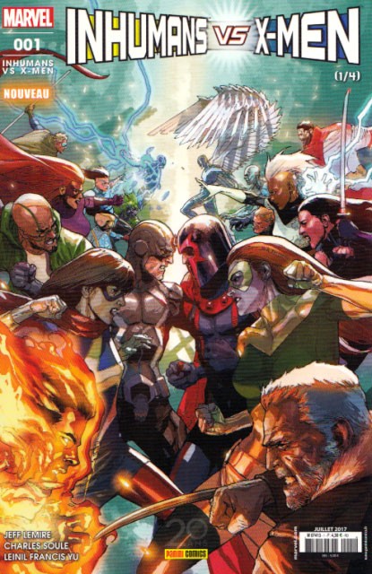 Couverture de l'album Inhumans vs X-Men Chapitre 1