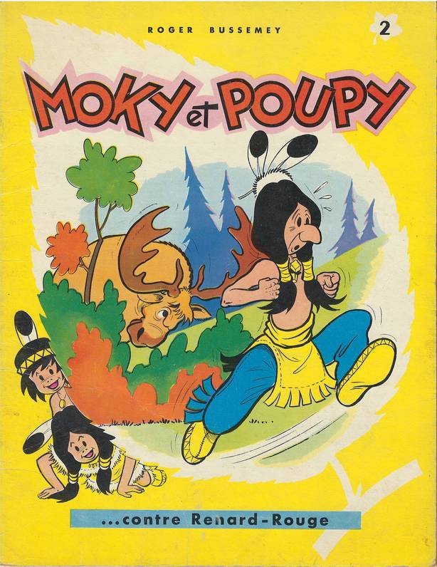 Couverture de l'album Moky et Poupy Tome 2 Moky et Poupy ... contre Renard-Rouge
