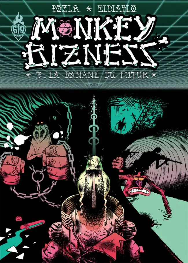 Couverture de l'album Monkey bizness Tome 3 La banane du futur