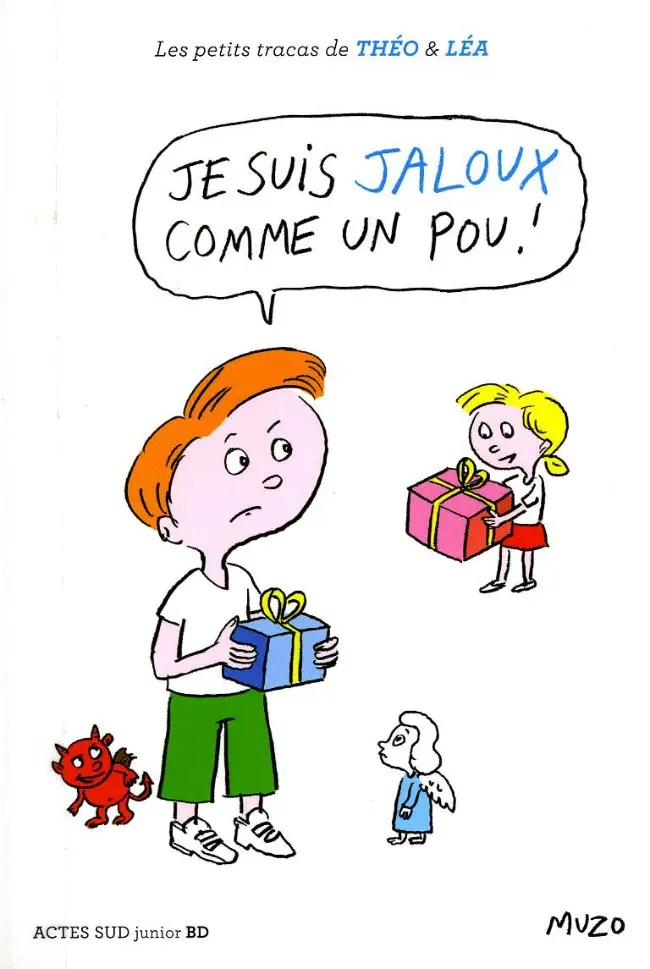 Couverture de l'album Les petits tracas de Théo & Léa Tome 2 Je suis jaloux comme un pou !