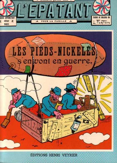 Couverture de l'album Les Pieds Nickelés Tome 1 Les Pieds Nickelés s'en vont en guerre 1913-1915