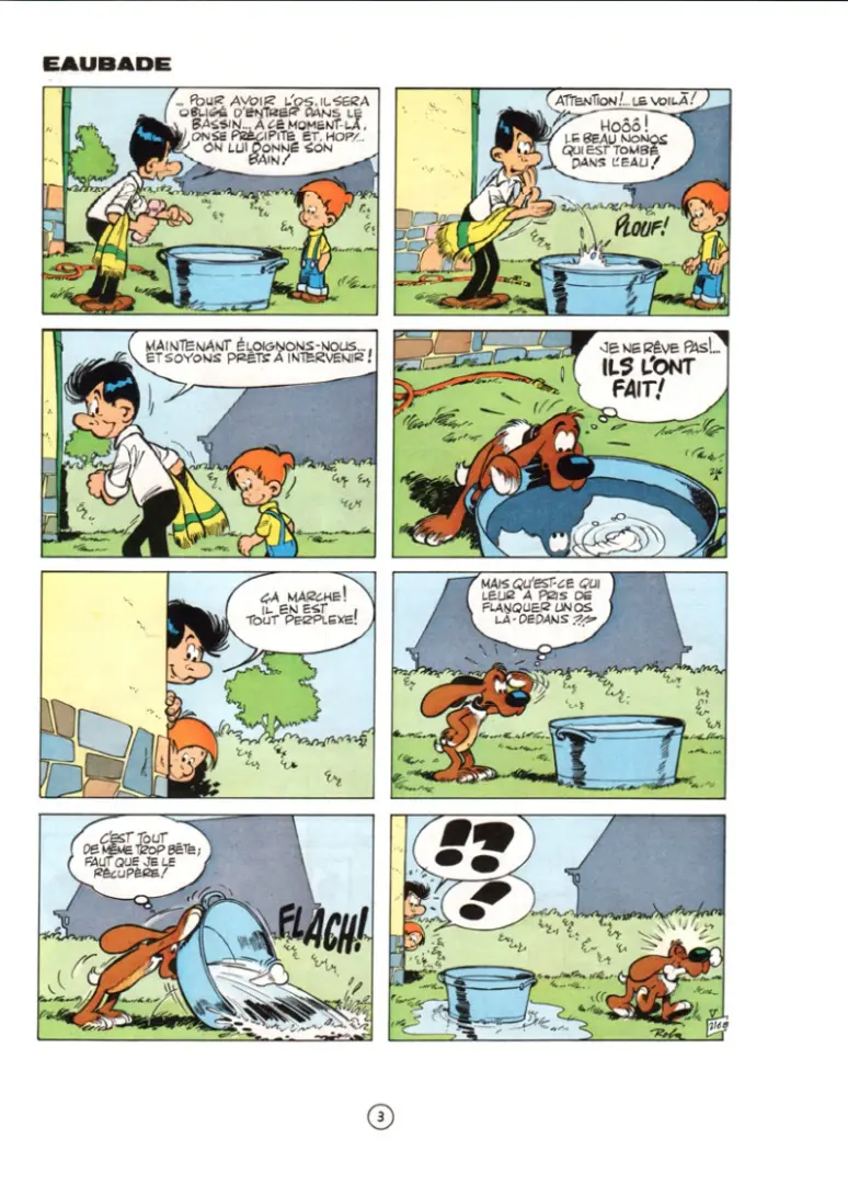 Planche de l'album Boule & Bill Tome 3 60 gags de Boule et Bill n°3