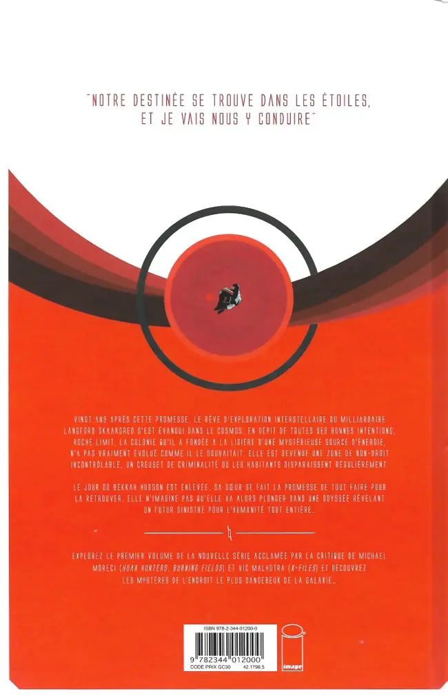 Verso de l'album Roche Limit Tome 1 Singularité