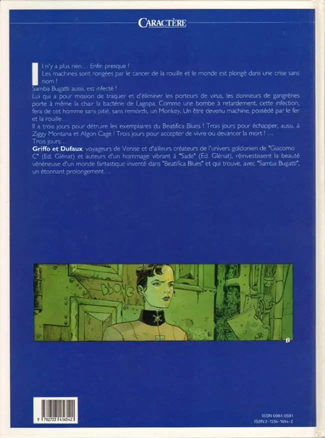 Verso de l'album Samba Bugatti Tome 2 Monkey-Rock