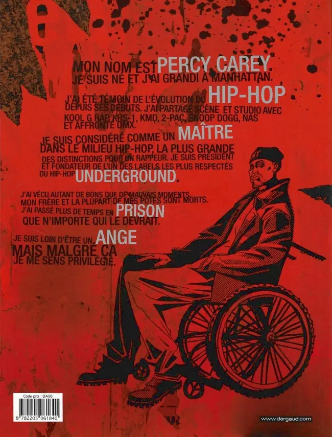 Verso de l'album Sentences La Vie de MF Grimm