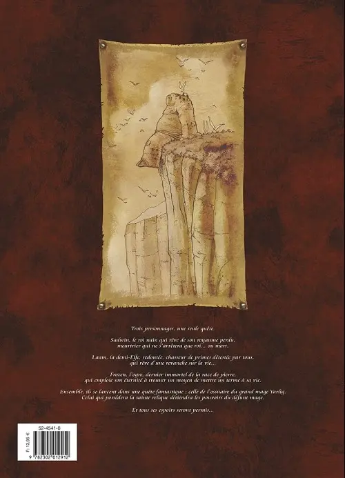 Verso de l'album Les Terres de Sienn Tome 3 La vie des morts
