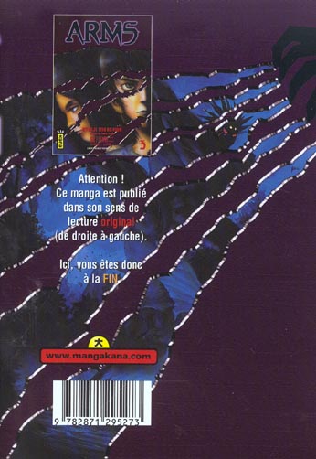 Verso de l'album Arms 3