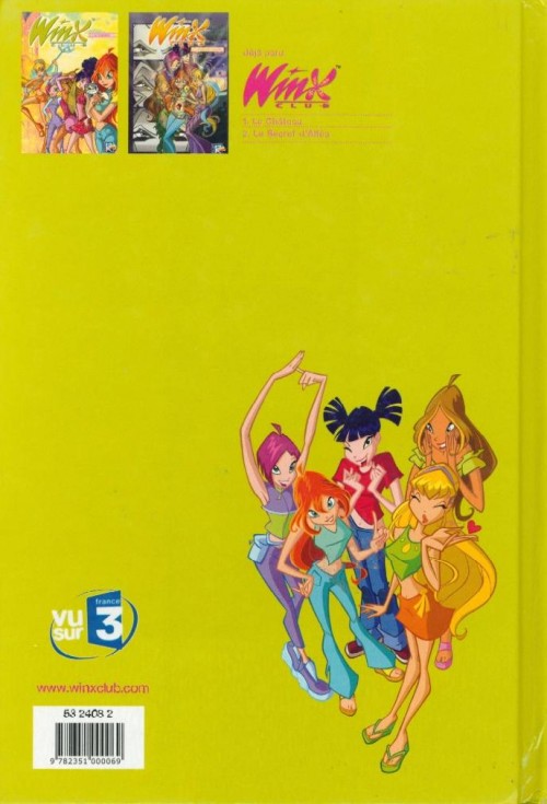 Verso de l'album Winx Club Tome 1 Le Château