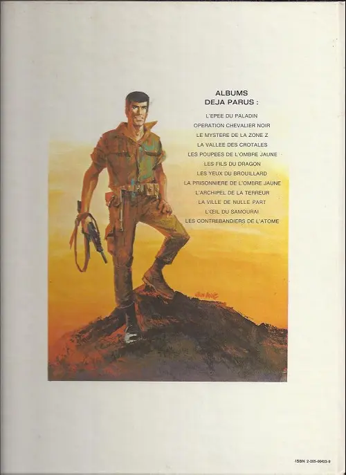 Verso de l'album Bob Morane Tome 6 Le mystère de la zone Z