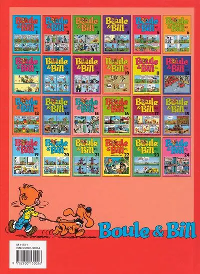 Verso de l'album Boule & Bill Tome 2