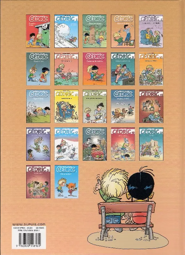 Verso de l'album Cédric Tome 4 Papa a de la classe