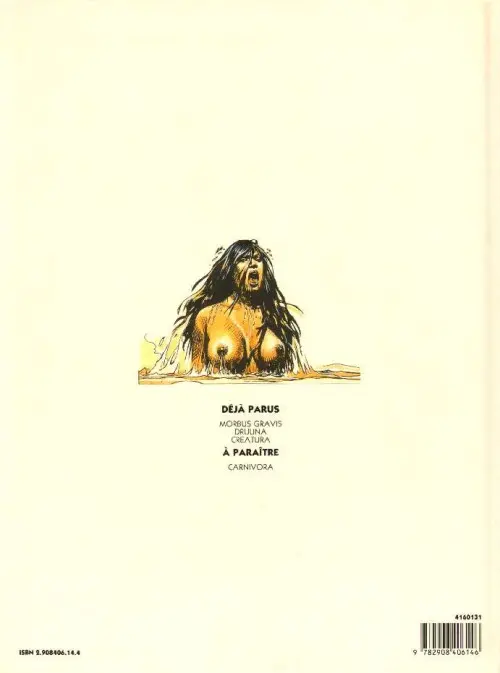 Verso de l'album Druuna Tome 1 Morbus Gravis