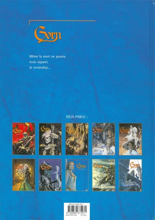 Verso de l'album Gorn Tome 6 D'entre les morts...
