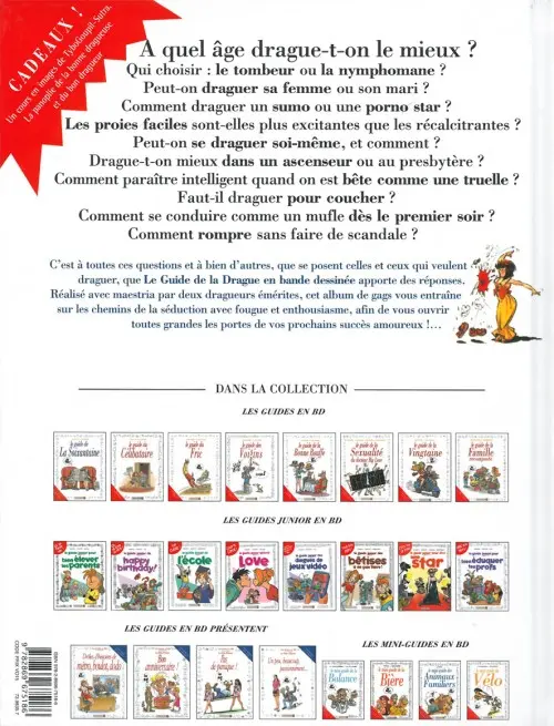 Verso de l'album Le Guide Tome 7 Le guide de la drague