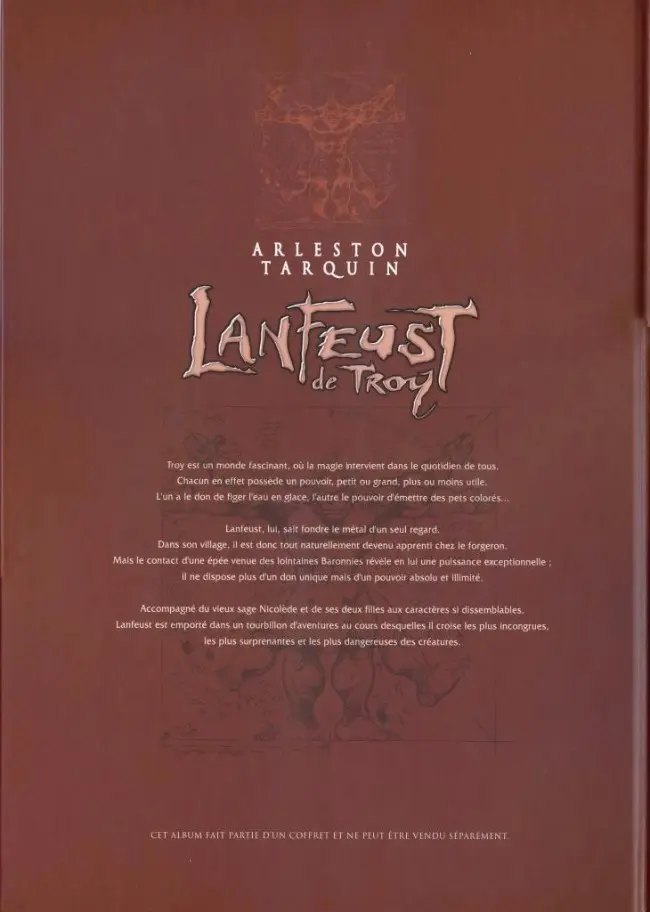 Verso de l'album Lanfeust de Troy Tome 7 Les pétaures se cachent pour mourir
