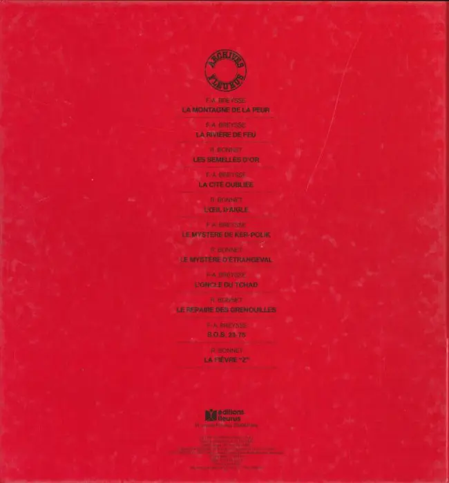 Verso de l'album Oscar Hamel et Isidore Tome 3 S.O.S. 23-75