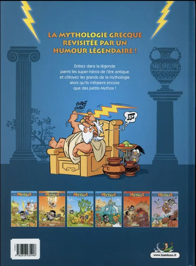 Verso de l'album Les Petits Mythos Tome 3 Les titans sont durs