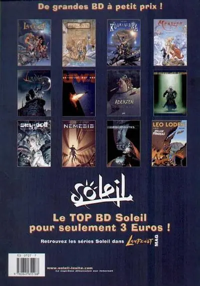 Verso de l'album Sky-Doll Tome 1 La ville jaune