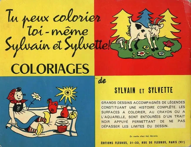 Verso de l'album Sylvain et Sylvette Tome 9 Les nouveaux Robinsons