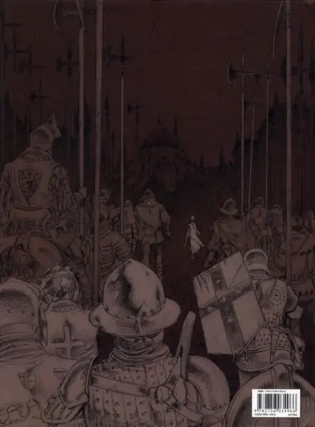 Verso de l'album Le Trône d'Argile Tome 5 La pucelle