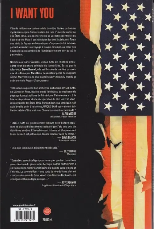 Verso de l'album Uncle Sam