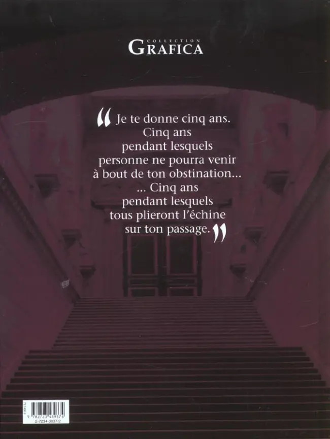 Verso de l'album Les Voleurs d'Empires Tome 1 Voleurs d'Empires