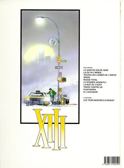 Verso de l'album XIII Tome 6 Le dossier Jason Fly