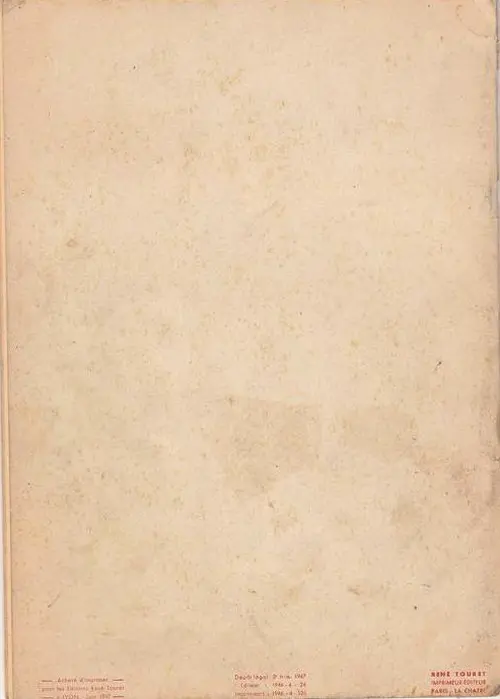 Verso de l'album Zozo Tome 6 Zozo marin