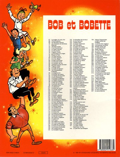 Verso de l'album Bob et Bobette Tome 227 La Dame Blanche