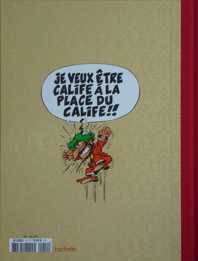 Verso de l'album Iznogoud La Collection - Hachette Tome 19