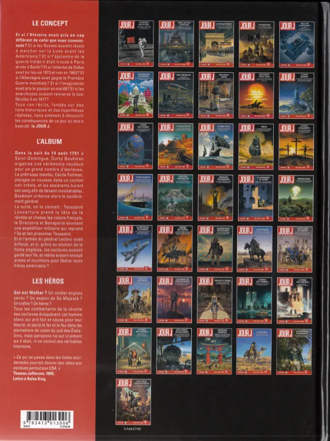 Verso de l'album Jour J Tome 35 Les fantômes d'Hispaniola
