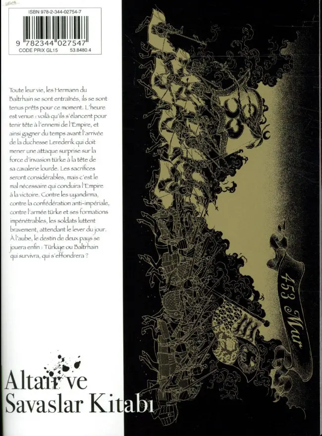 Verso de l'album Altaïr Volume 19